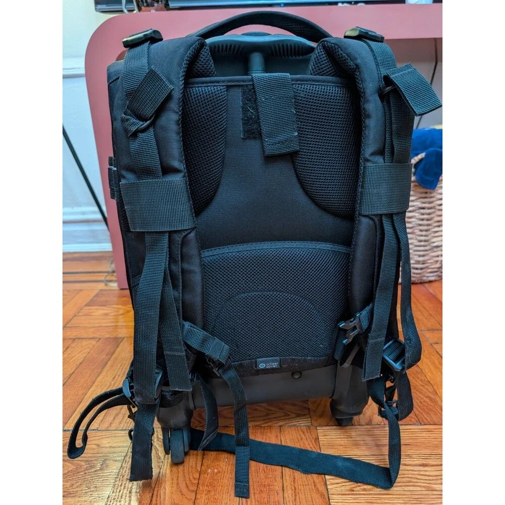 Vanguard Alta Fly 55T Roller Camera Bag Trolley Case 4-Wheel Backpack Black